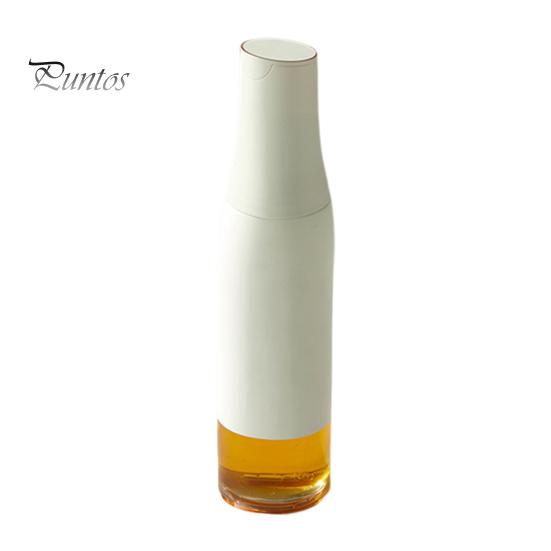 

500 мл автоматический перекидной дозатор масла, кухонная бутылка для контроля масла, графин для уксуса, стеклянный контейнер для масла, дозатор для соевого соуса зелёный