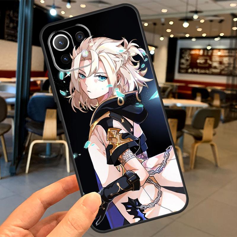 Albedo Genshin Impact Case For Xiaomi 11T 12T 13T 14T Pro 13 14 15 Ultra POCO X7 Pro X3 X5 X6 M6 F5 F6 Pro Coque