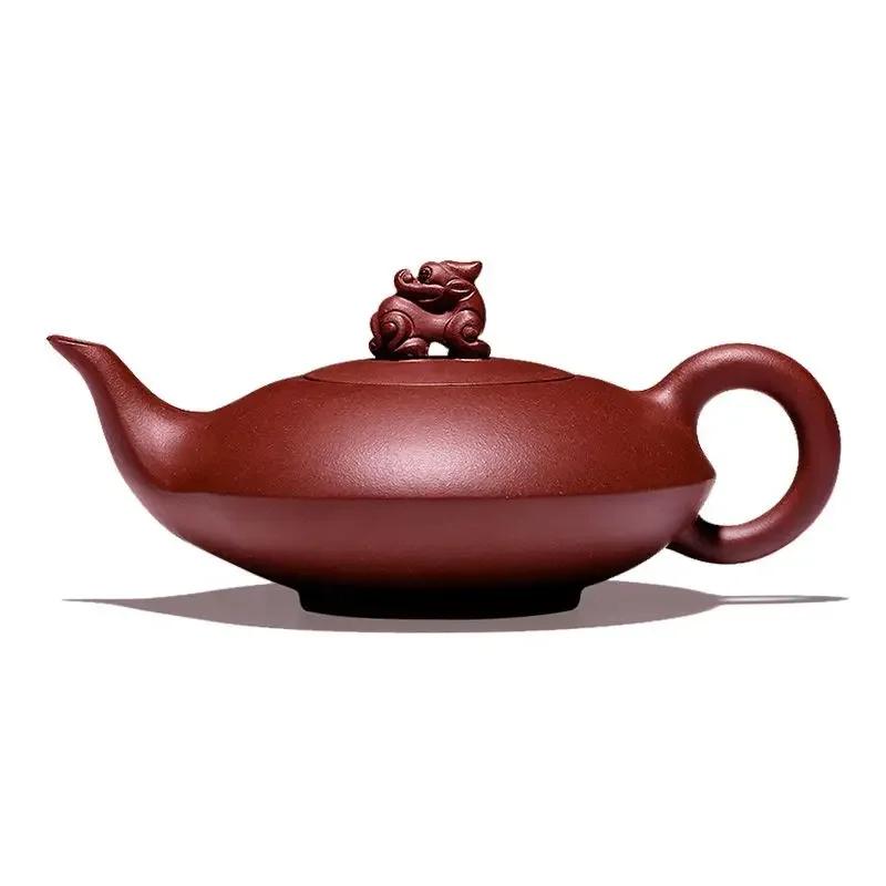 240ml Pentola Fatta a Mano Cinese Yixing Teiera Kung-fu Argilla Viola Bicchieri Teiera Bellezza Dahongpao