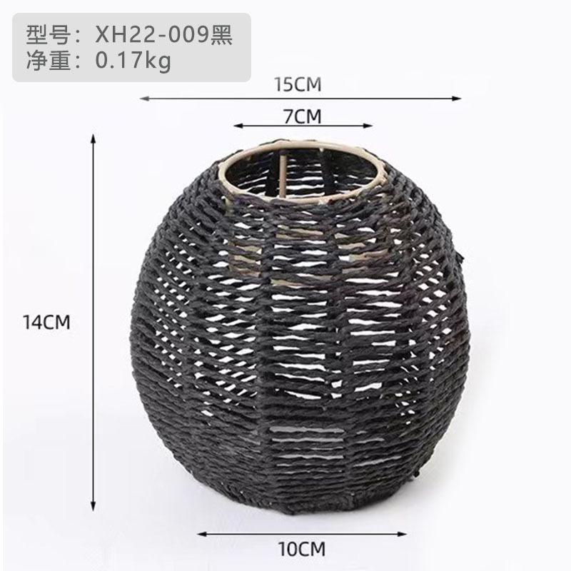 Papierseil-Kronleuchter Neuer chinesischer Imitation-Rattan-Lampenschirm B&B-Restaurant Hot-Pot-Shop Kreative DIY-Beleuchtung Web-Beleuchtung Dekoration