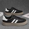 Men's and Women's Casual Outdoor Lace-up Sneakers Designer Round Head Sneakers Sulfur Tennis Light Increase Simple Shoes