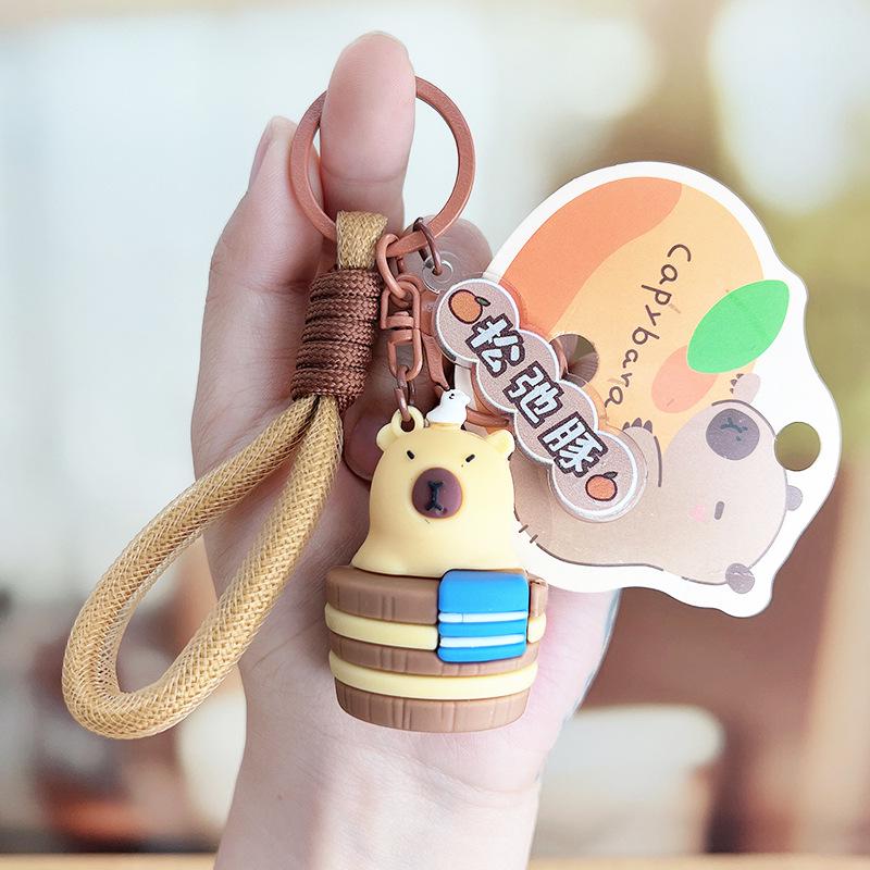 

Вечный Глупый Капибара и Дельфин Плюшевый Брелок-Подвеска – Маленький Подарок