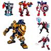 Avengers Building Block Figures Create Your Own Heroes With This Diy Set