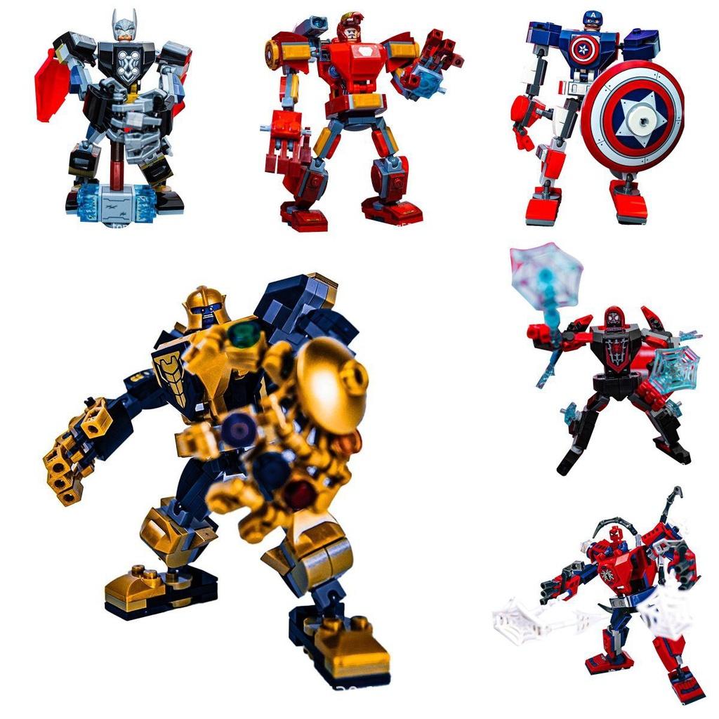 Avengers Building Block Figures Create Your Own Heroes With This Diy Set