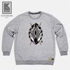 DOLDOL Lk Africa_Mtm_29 African-Inspired Camping Brand Lk African Zebra Character Graphic Design Sweatshirt Long Sleeves