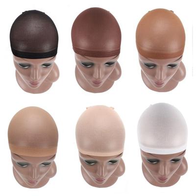 2Pcs Elastic Wig Cap Breathable Hair Net Wig Accessories Stocking Wig Caps  for Making Wigs