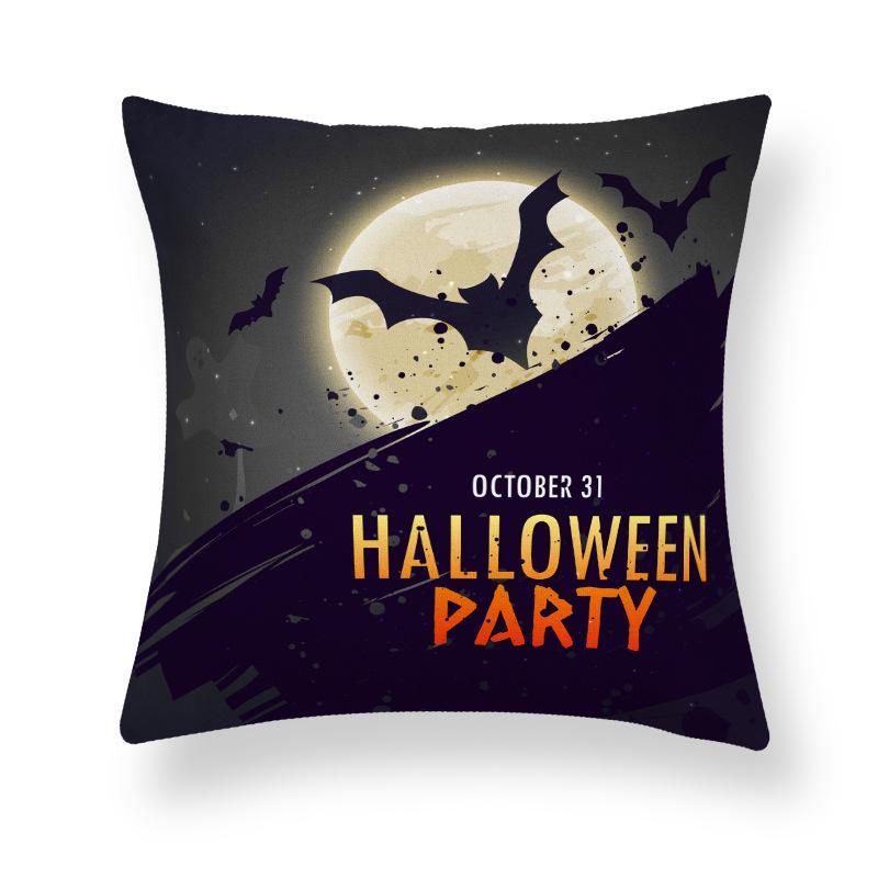 

Хэллоуин Призрак Фестиваль Принт Узор Бросок Чехол Подушки Дом Гостиная Диван Спальня Украшение Бросок Чехол Подушки 40x40cm