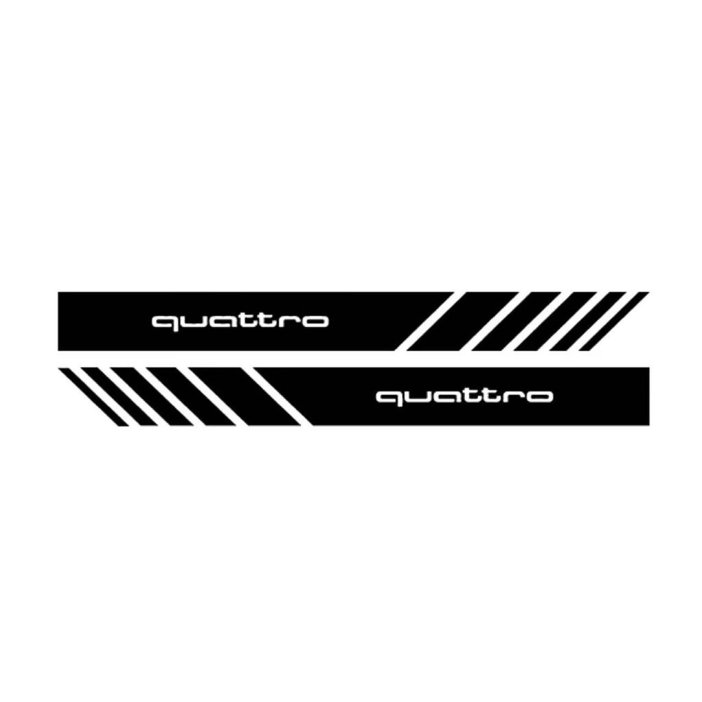 2pcs Car Rearview Mirror Decal Sticker Decoration Accessories For 1jzfb Sline RS Quattro TT A3 A4 A5 A6 A7 A8 Q3 Q4 Q5 Q6 Q7 Q8 S jzfb1