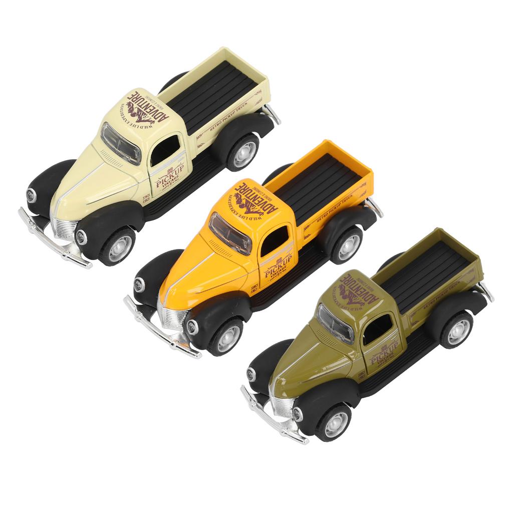 1:32 Scale Alloy Truck Model Toy Diecast Pull Back Ornament Vintage Car Replica Truck Toy for Childr