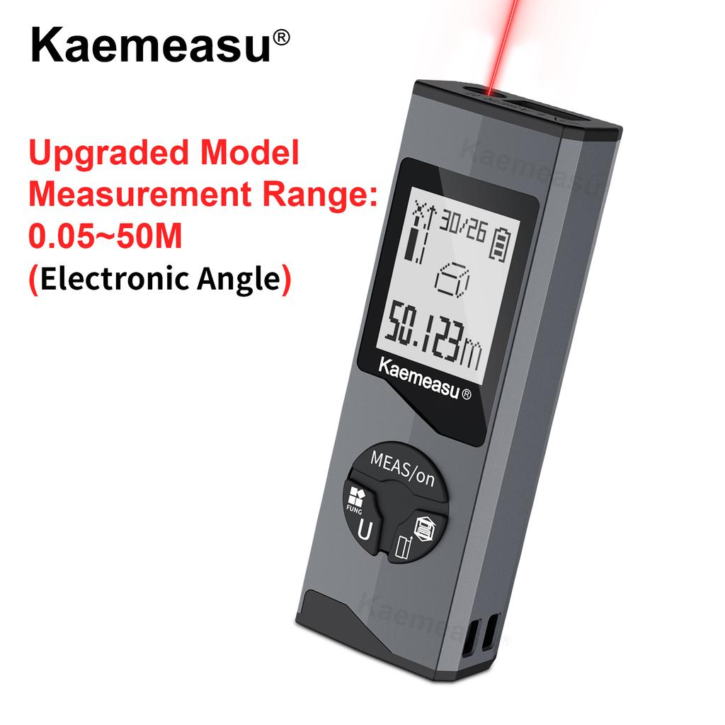Mini Laser Rangefinder Laser Tape Measure Digital Laser Distance Meter Angle Measure Range Finder Portable Construction Tool