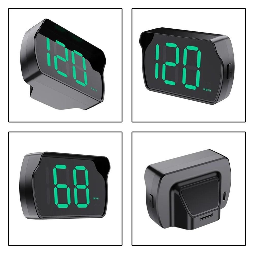 New KMH/MPH Car GPS HUD Head Up Display Big Font Universal Digital Speedometer Plug And Play HUD Speed Meter For All Cars
