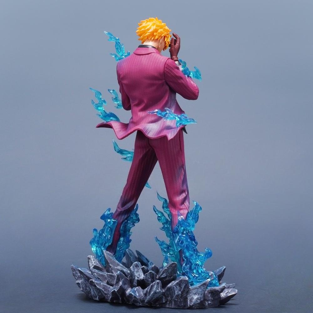 25cm/9.84in Anime Figure Sanji Action Figures Pvc Statue Desktop Ornamen Collection Model Toys Gifts ONE PIECE Poseable Articulated Scale Detailed