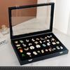 Pin Display Case Breastpin Medal Display Box Storage Box Dust-Proof Brooch Box Display Rack Jewelry Medal Collection Display Box