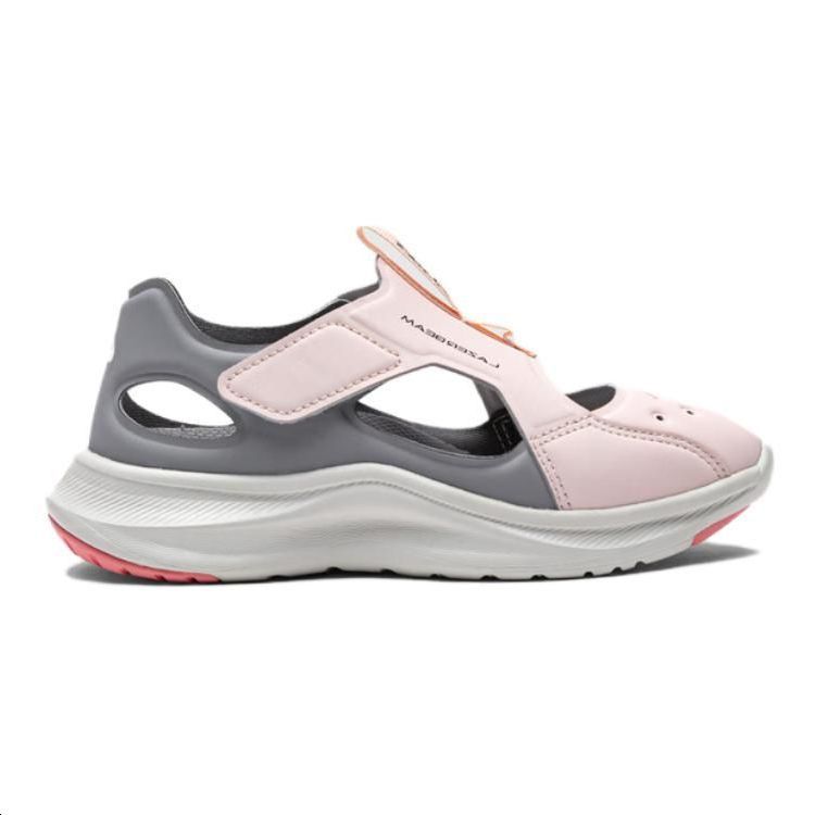 New Asics Abrasion Resistant Breathable Sandal Pink Gray Kids' 1154A162-702