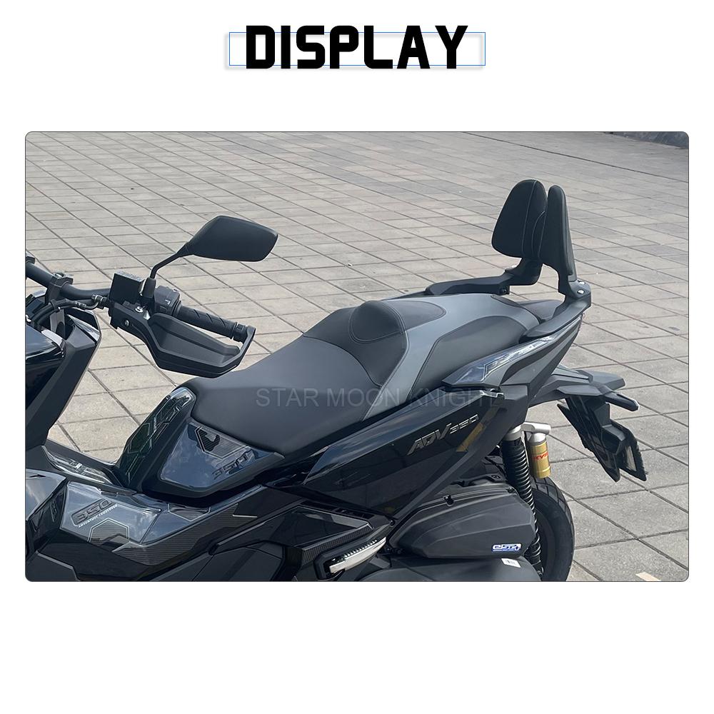 Motorcycle Passenger Backrest For Honda ADV350 ADV 350 (2025-) For Forza 350 (2025-) Rear Seat Cushion Back Rest Pad