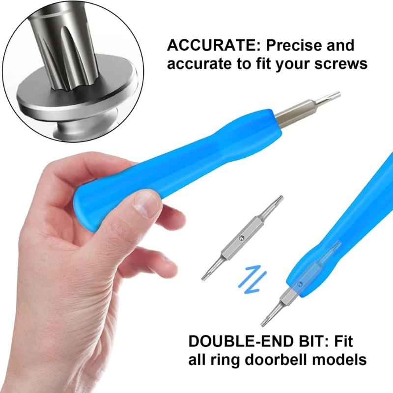 T6 T15 2-in-1 Screwdriver Multifunctional Security Precisions Screwdriver Tool Doorbell Battery Change Home Improvement