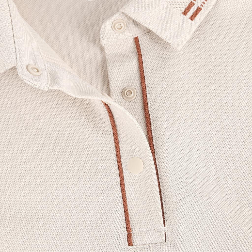 Li-Ning Fashionable Comfortable Breathable Polo T-Shirt Women tops Oatmeal-Gray APLW478-2