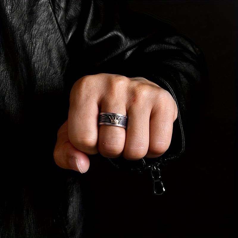 Wind Crown Ring Light Luxury Trend