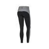 Adidas Color Block Breathable Tight Sports Long Pants Women Bottoms Black CV8426