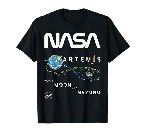 NASA Artemis Mission Exploration Insignia Worm Logo T-Shirt