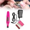 Electric Nail File Set With Portable Grinder For Manicure Enthusiasts And Nail Art Practice