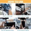 Car Rearview Mirror Phone Holder 360° Retractable Rotatable Cell Phone Holder Clip Mobile Phone GPS Support Phone Mount Stand