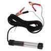 LED Submersible Fishing Light 15W Green Nighttime Ice Fishing Light with 16.4ft Cable