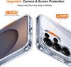 Crystal Clear Transparent TPU Phone Case for Samsung Galaxy S26 S26Plus S26Ultra Soft TPU/Hard PC Protective Cases Accessories