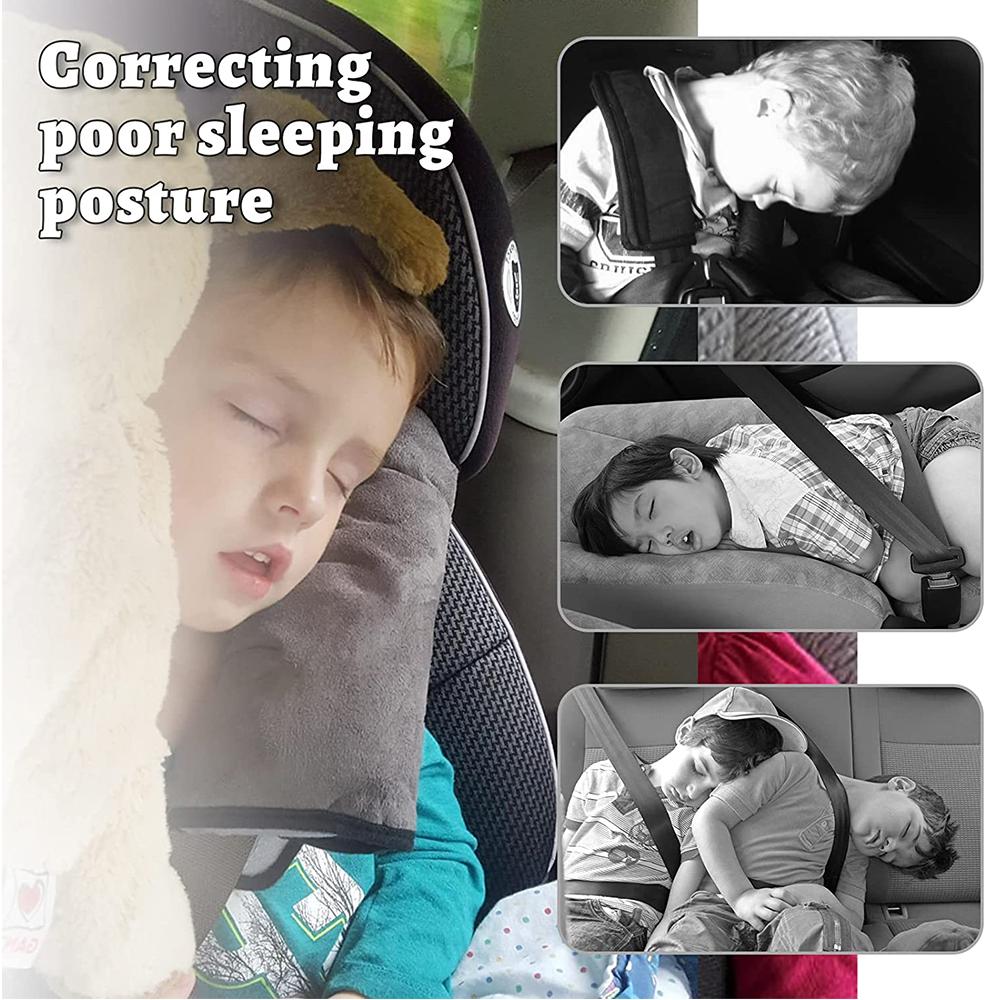 Kids' Seatbelt Adjuster Cover and Shoulder Pads Safter Covers for Children Adult
