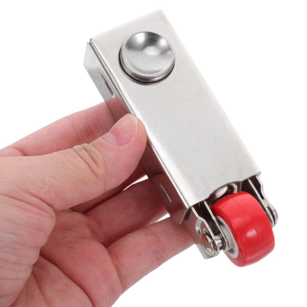 Anti Sagging Door Stop Pulley Silent Fixed Roller Directional Sliding Glass Door Office Use