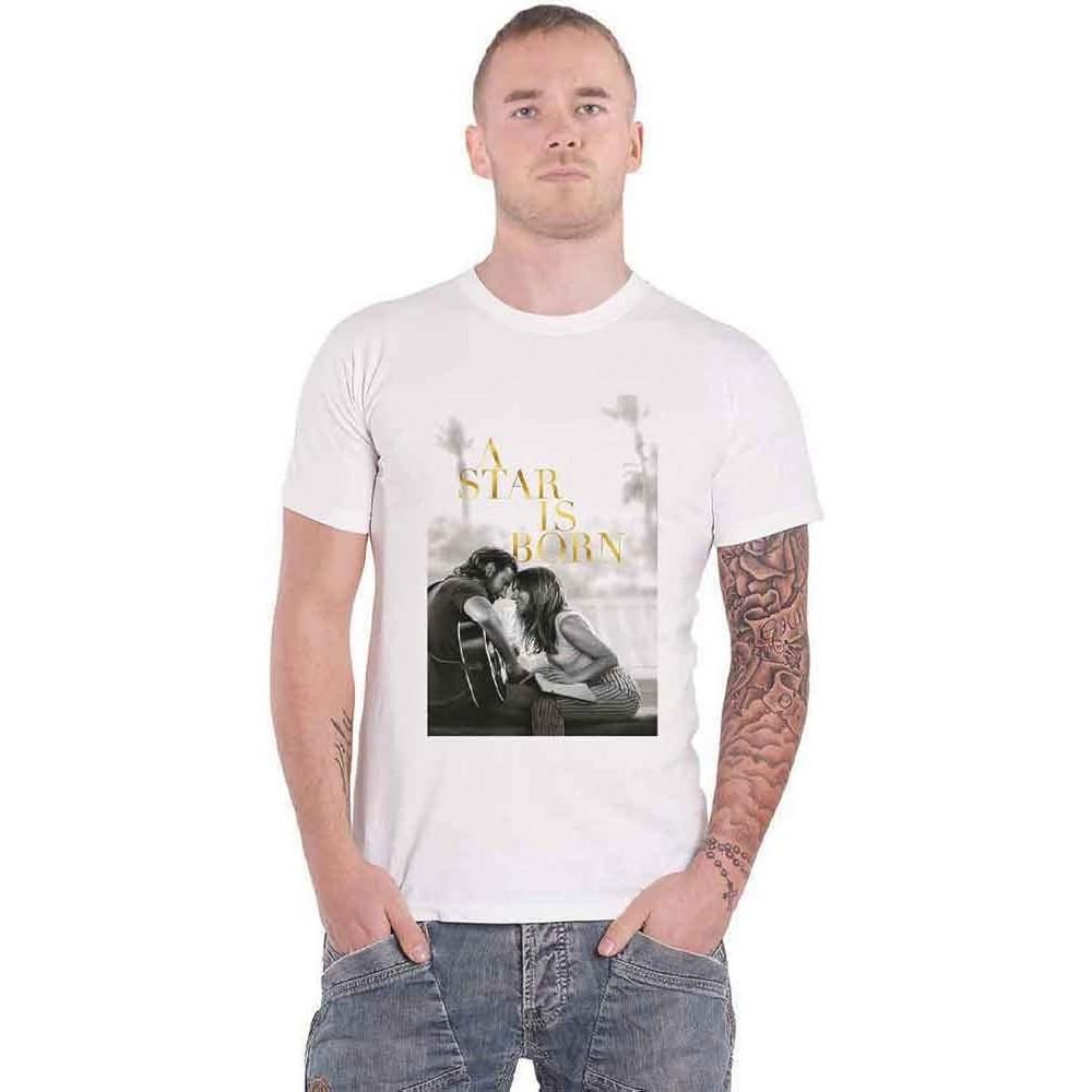 A Star Is Born Unisex voksen Jack & Ally filmplakat T-skjorte i bomull