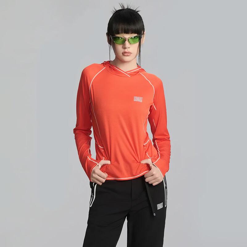 Bodyweard Women s Cool-Dry Hooded Long-Sleeve Shirt ZBL81DK2 160/84