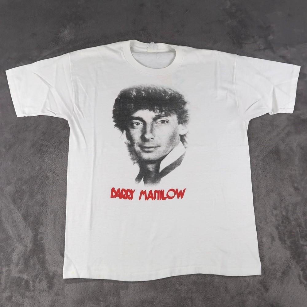 Merry Christmas 80s Barry Manilow Gift For Fans Reprint All Size Unisex T-Shirt XXXL
