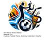 Soccer Window Cling Sport Silhouette Window Stickers Reusable Static PVC Glass Decals for Football Event Party Decor Bedroom School Glass Door Windows