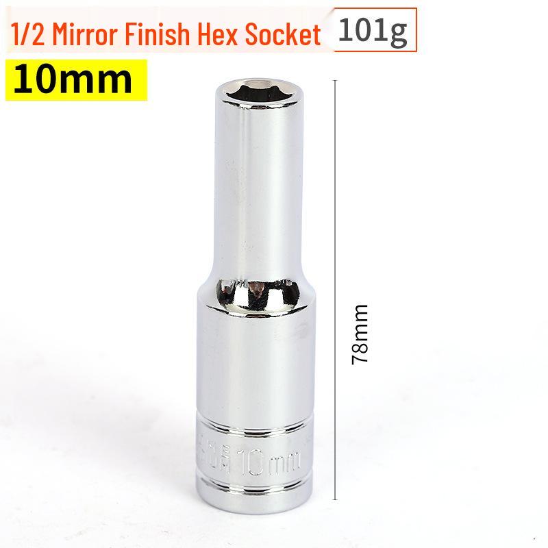 1/2" Großer Ratschenschlüssel mit 8-32mm Sechskant-Spiegelstecknüssen