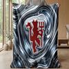 Manchester United Theme Blanket Soft Flannel Blanket Plush Throw Blanket Cozy Sofa Bed Blanket for Home Decor