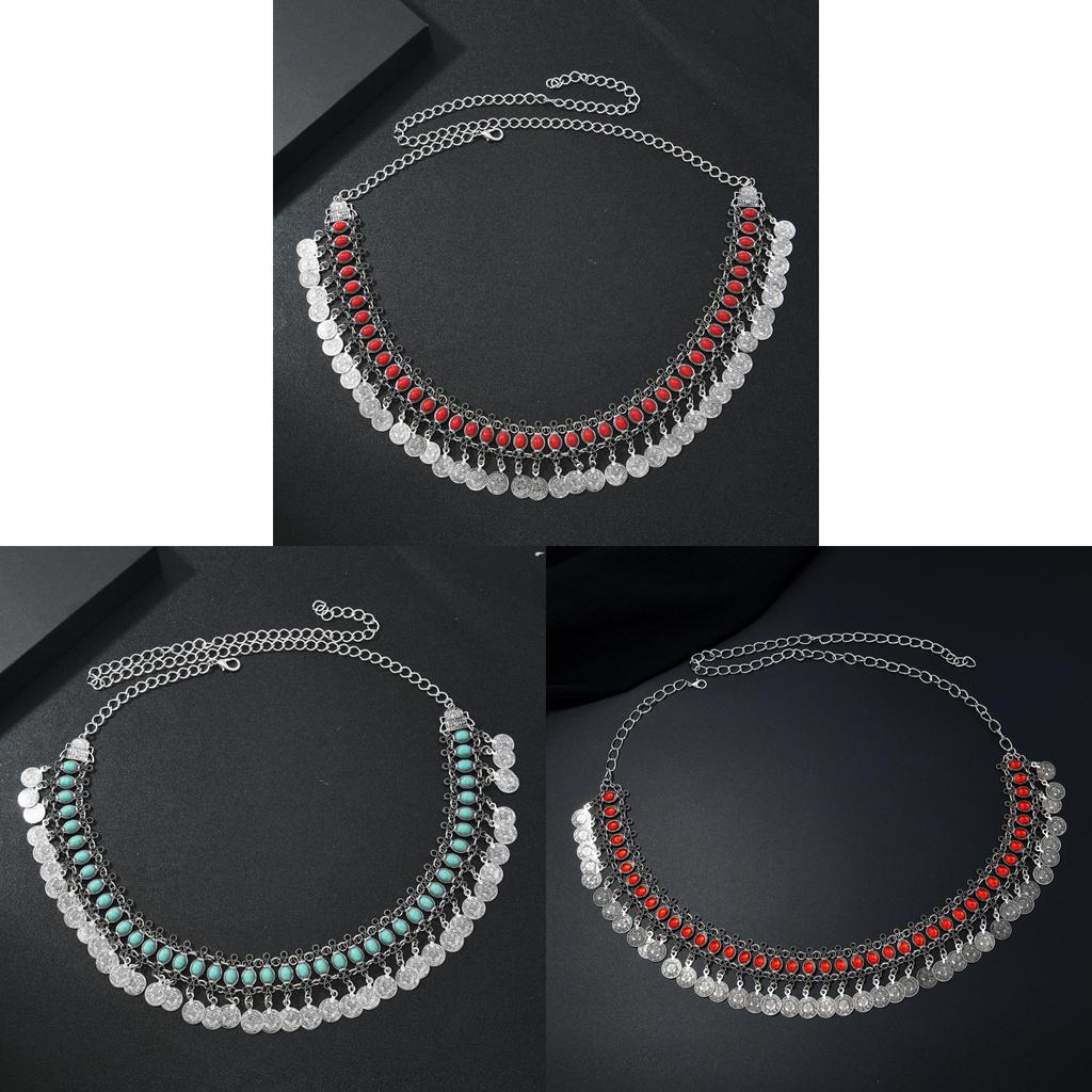 Waist Chain For Women Geometric Zinc Alloy Pendant Party Accessories