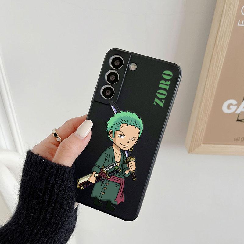 Cute Cartoon Luffy Zoro Ace Phone Case For Samsung Galaxy S26 S25 Ultra S24 S23 S22 Plus S21 S20 FE S26 A37 A57 5G Silicon Cover