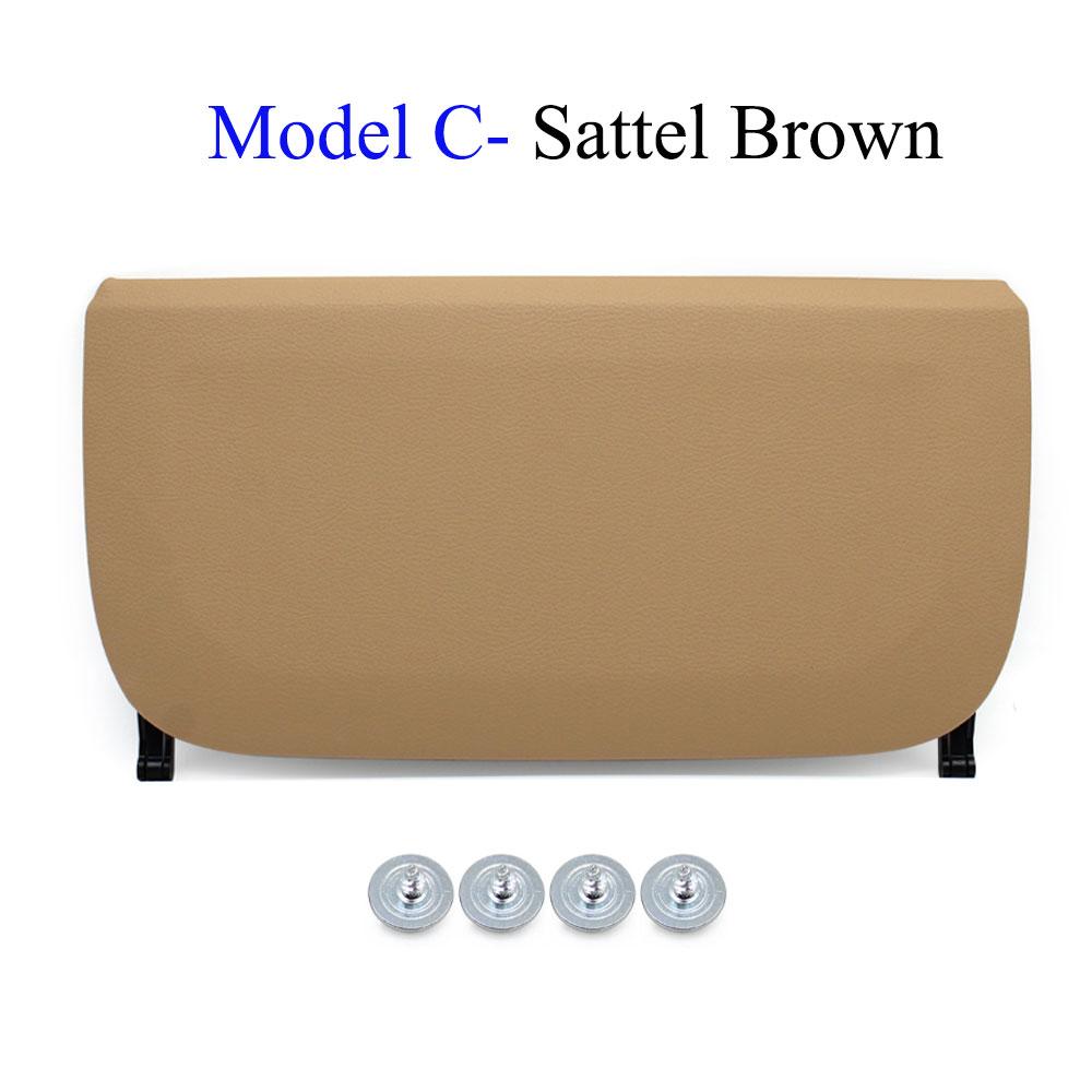 

New Model SeatBack Panel Leather Backrest Storage Pocket Cover For BMW 5 GT X5 X6 7 Series F10 F11 F07 F01 F02 F15 F16 2013- C-Sattel Brown