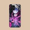 Coque de téléphone Satoru Gojo Jujutsu Kaisen pour Samsung Galaxy S26 S25 S24 S23 S22 S21 S20 Note20 Plus FE Ultra Housse Colorée en Verre