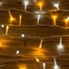 400 LED 23 Meter Transparent 8 Memory Perfect for Indoor and Outdoor Decoration Christmas White Strip, Dual-Color Design, Line, Models, Function,