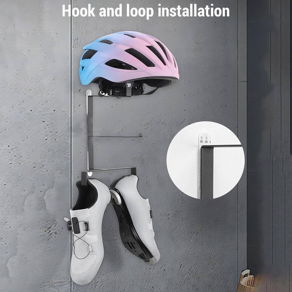 Stojan na cyklistické vybavení Stojan na zeď s displejem Stojan na zavěšení cyklistické helmy