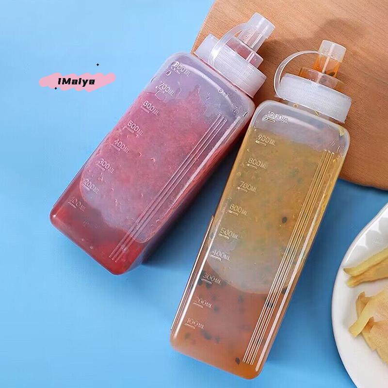 Großmaul-Quetschflaschen 600/800/1000ML Staubdichter Gewürzspender Küchengewürz Olivenölbehälter für Salat