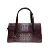 Bag Women'S Bag Crocodile Pattern Square Bag One Shoulder Crossbody Large Capacity Handbag
