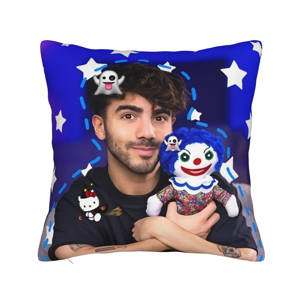 Jeff Satur Meme  Pillowcase Polyester Cushion Cover Decoration  Pillow Case Cover Home Square 45X45cm