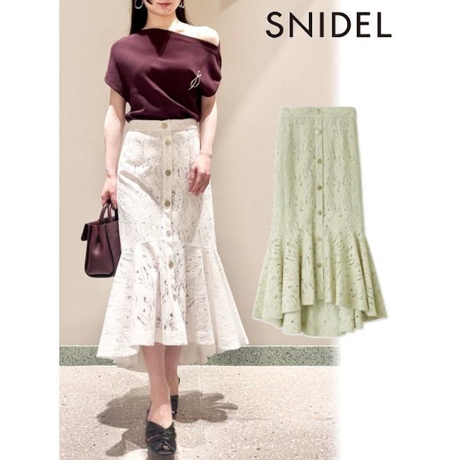 (40% OFF for a limited time) snidel / Snidel Lace Front Button Skirt 23 Spring/Summer. sWFs234051