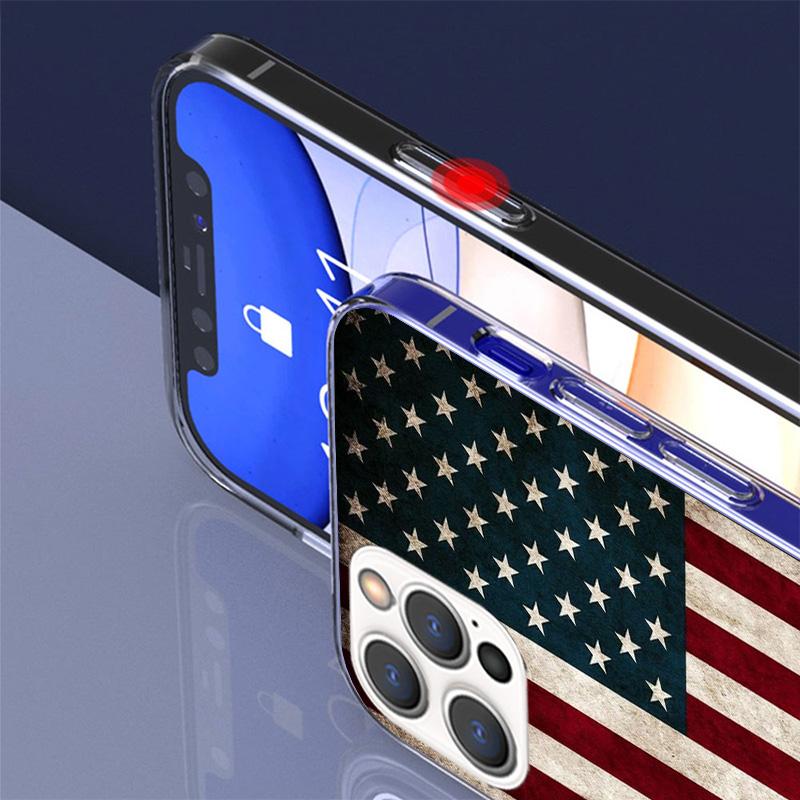 National Flag RU FR UK Phnoe Case for Iphone 17 Air 16 16E 11 12 13 Mini 14 Plus 15 Pro Max 7 8 + SE 2020 Phone Cover Coque 17 A