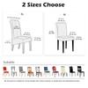 High Back & Universal Velvet Chair Cover Stretch Soft Chair Covers for Dining Room Wedding Hotel Home Decor Seat Case M XL Size