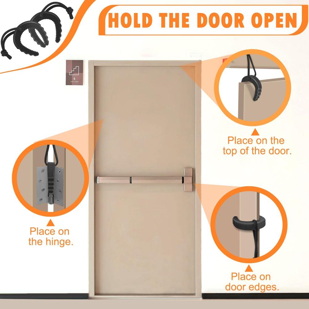 Rubber Rubber Door Stopper Wedge Firefighter Wedge New Door Jam  Door