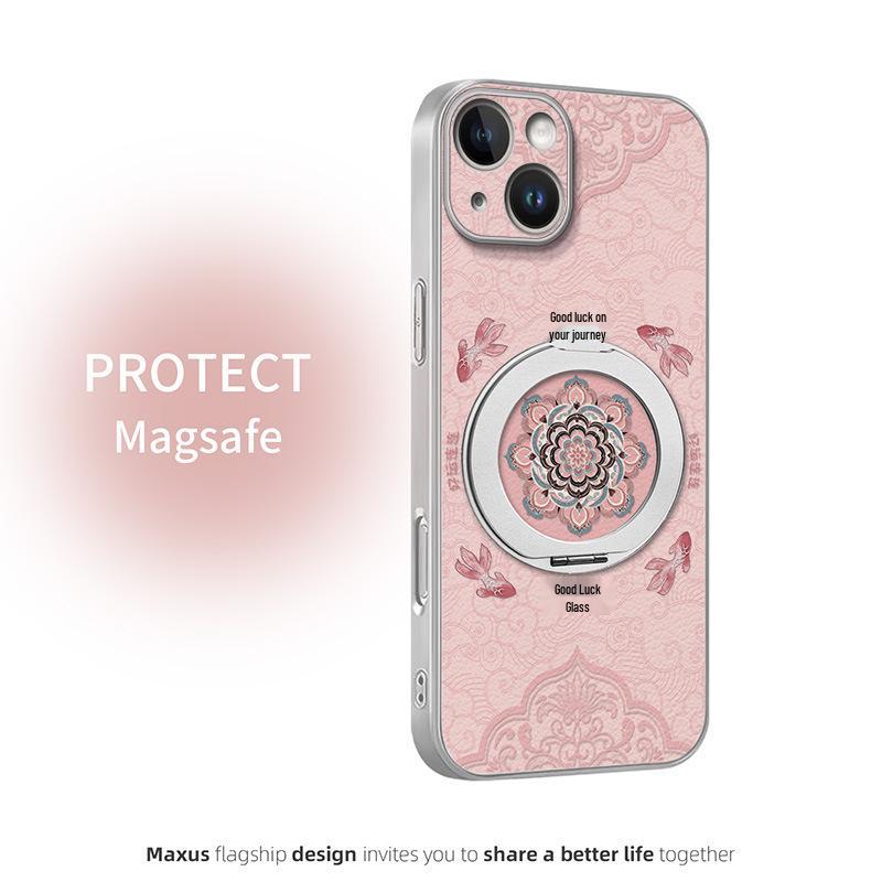 

Good Luck Green Koi Phone Case for iPhone 15/14 Pro/13 Pro - Fresh Spring Style iPhone 12 Pro Max